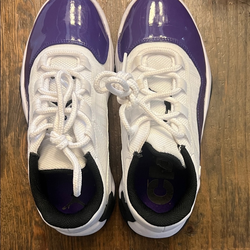 Purple and White Jordan